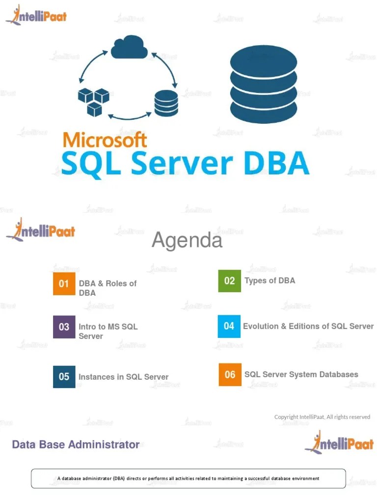 SQL DBA Mod 1 Intro | PDF | Microsoft Sql Server | Databases