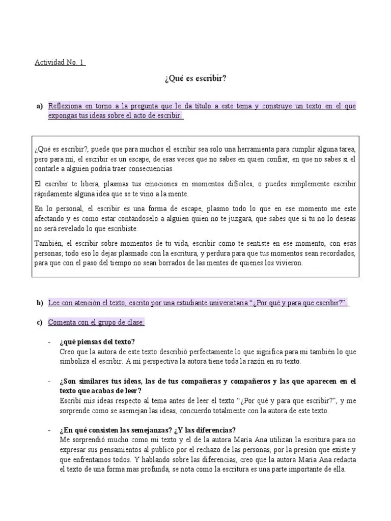 Actividad 1 Unidad 4 | PDF