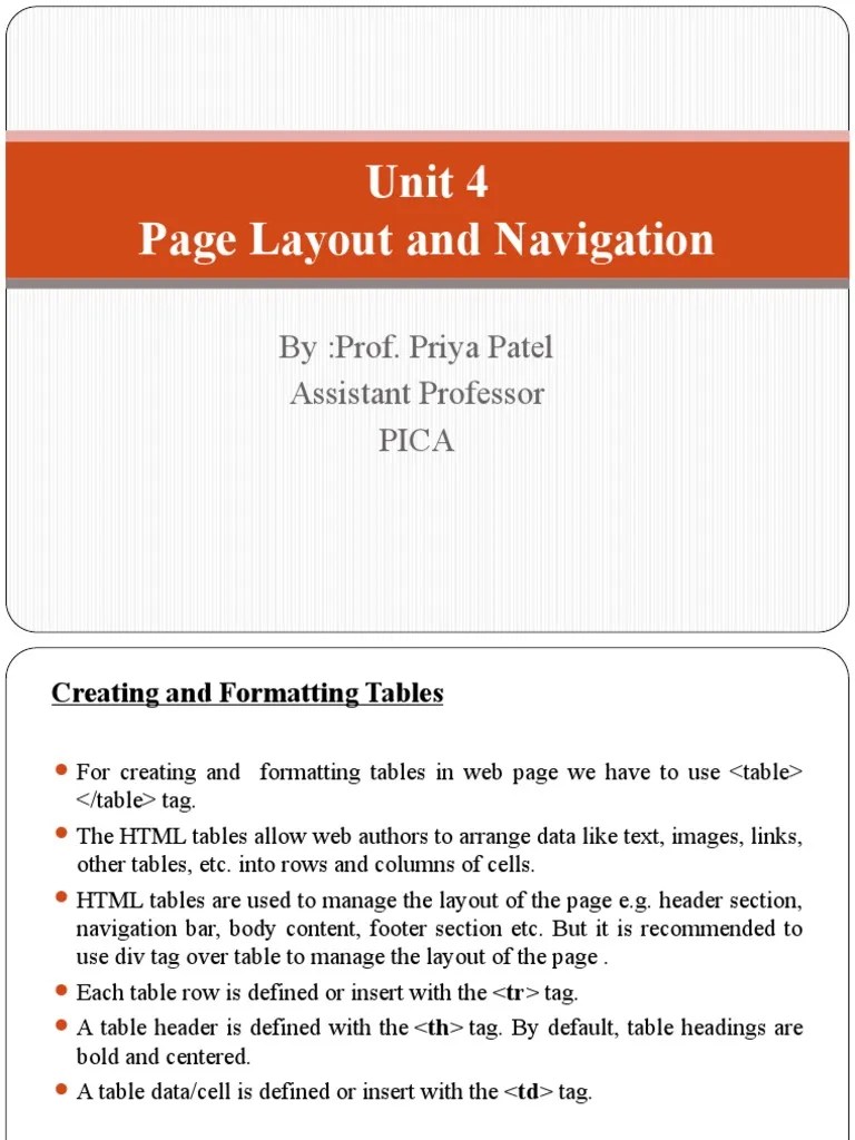 Unit 4 | PDF | Html Element | Java Script