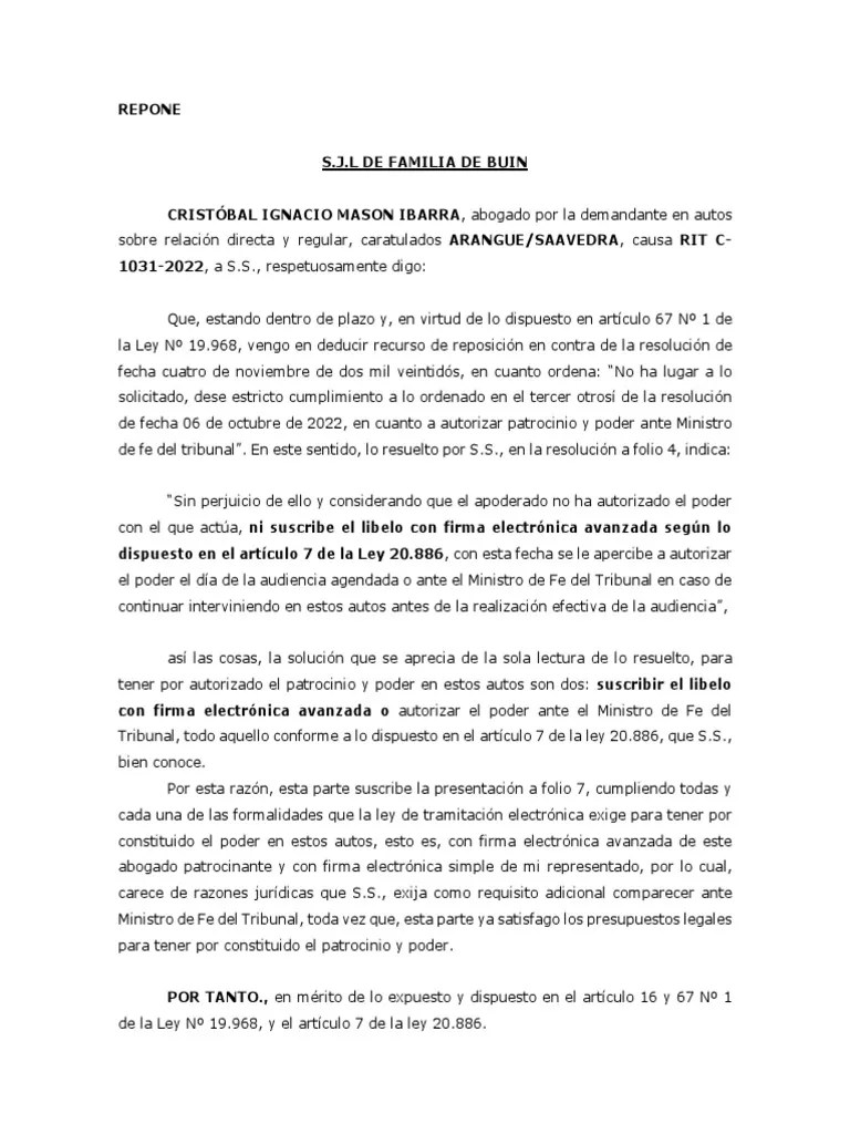 Recurso De Reposicion | PDF | Ley Pública | Gobierno