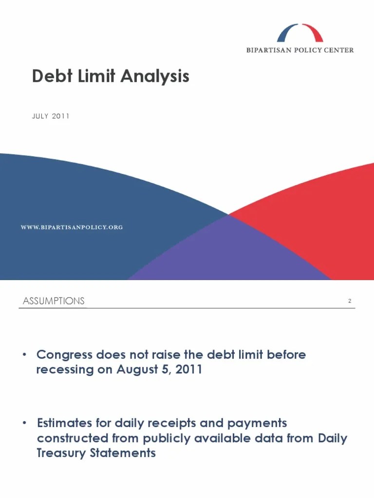 Debt Ceiling Analysis | PDF | United States Debt Ceiling | Welfare