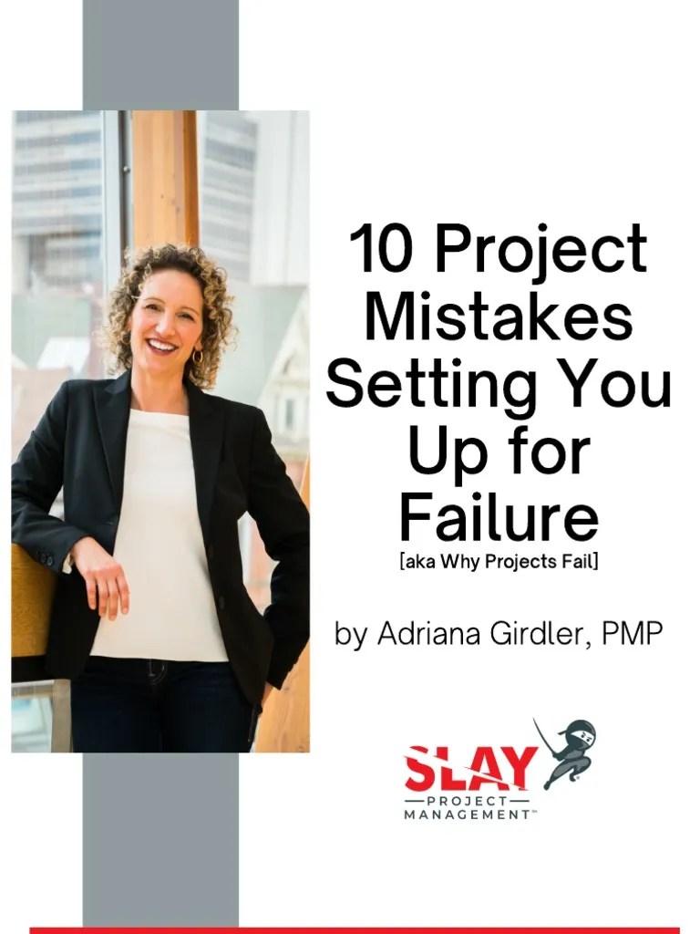 10 Project Mistakes Setting You Up For Failure | PDF | Risk | Cognition