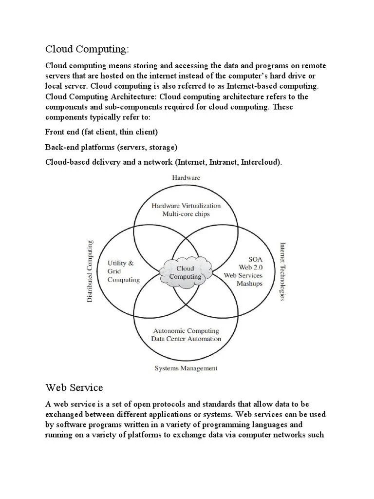 Cloud Computing Notes | PDF | Cloud Computing | Virtualization