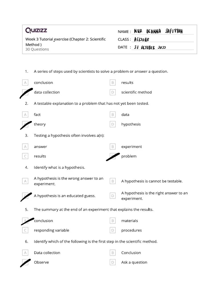 Tutorial Bio122 Uitm Tapah | PDF