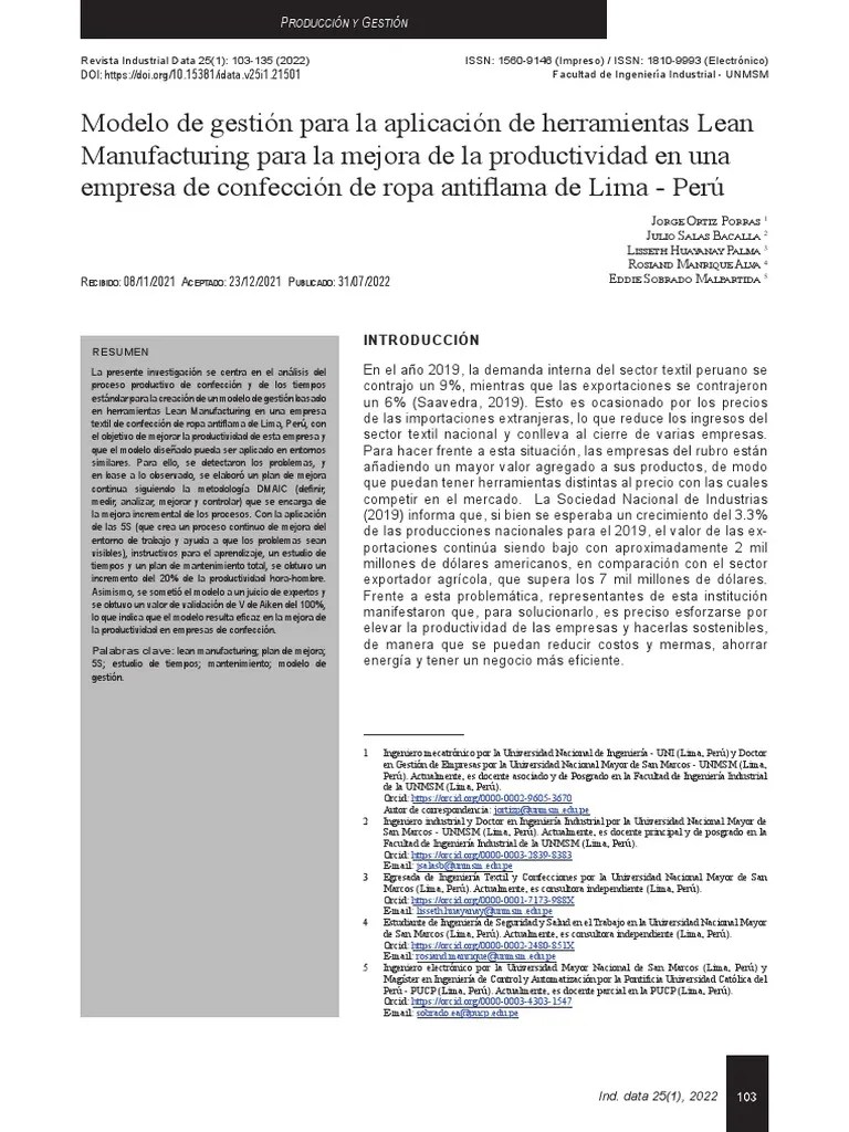 Lean Manufacturing | PDF | Lean Manufacturing | Procesos De Negocio