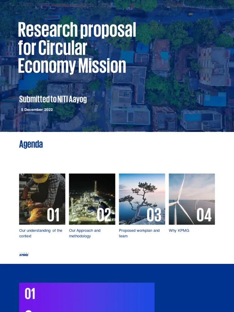 NITI Aayog - Research Proposal For Circular Economy Mission | PDF | Software Testing | Waste