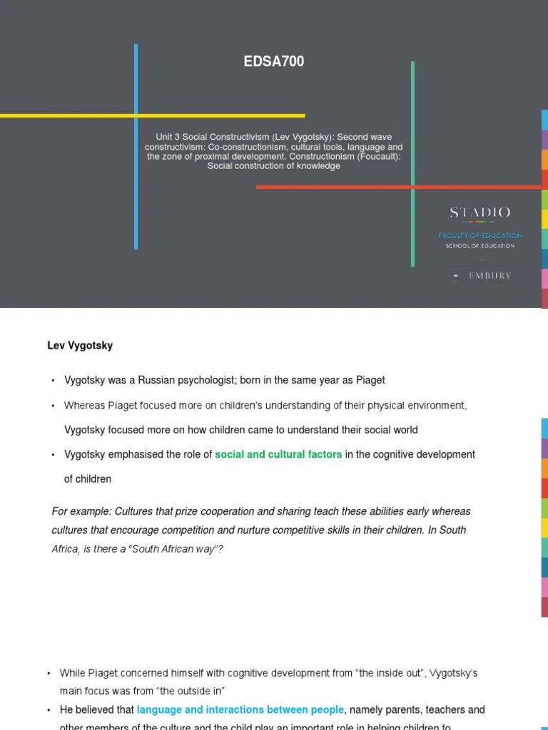 Social Constructivism - Vygotsky | PDF | Constructivism (Philosophy Of ...