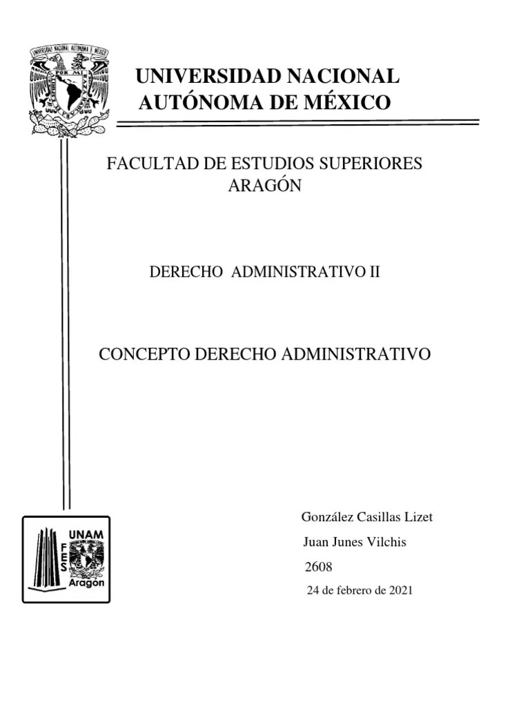 Concepto Derecho Administrativo | PDF
