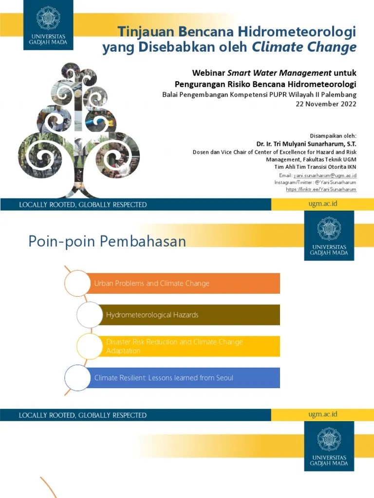 Webinar Smart Water Management Utk Bencana Hidrometeorologi | Download ...