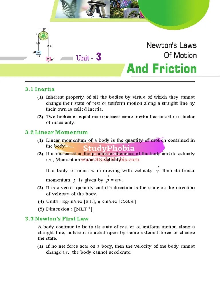 Newton's Laws Of Motion And Friction | PDF | Force | Friction