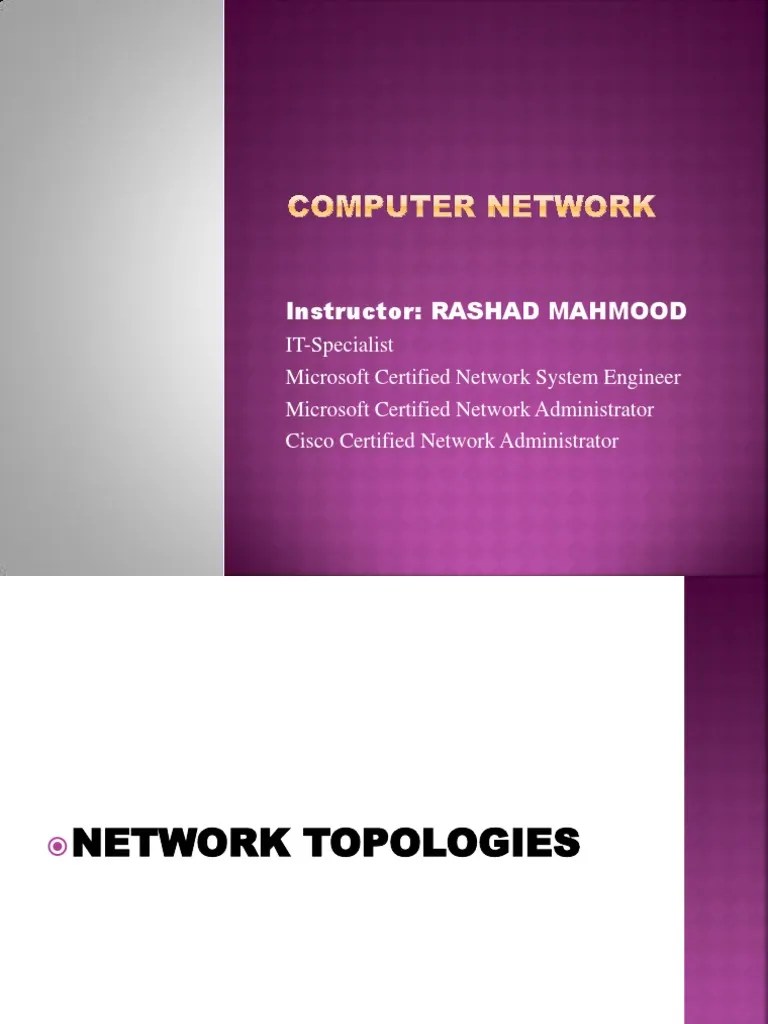 6 Network Topologies | PDF | Network Topology | Computer Network