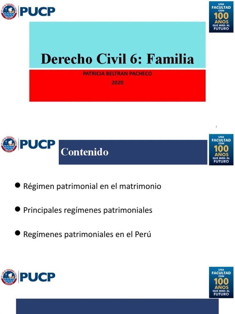 11 Regimen Patrimonial | PDF | Propiedad De La Comunidad | Matrimonio
