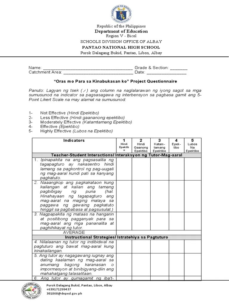 Monitoring And Evaluation Tool | PDF