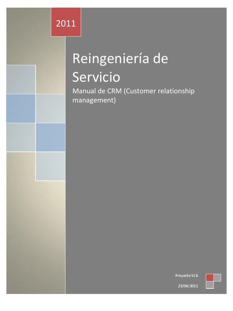 Manual De CRM | Descargar Gratis PDF | Point And Click | Red Mundial