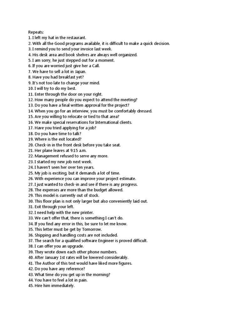 Versant Practice Updated | PDF