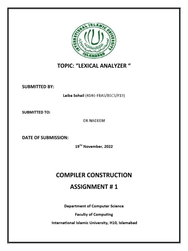 CC Assignment # 1 | PDF | Software Development | Computer Science