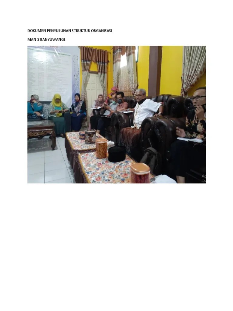 Dokumen Penyusunan Struktur Organisasi | PDF
