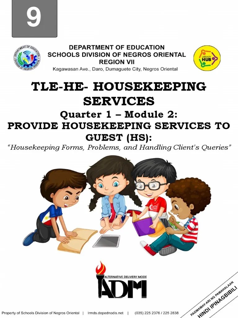 Tle-He-Housekeeping Services: Quarter 1 - Module 2: Provide ...