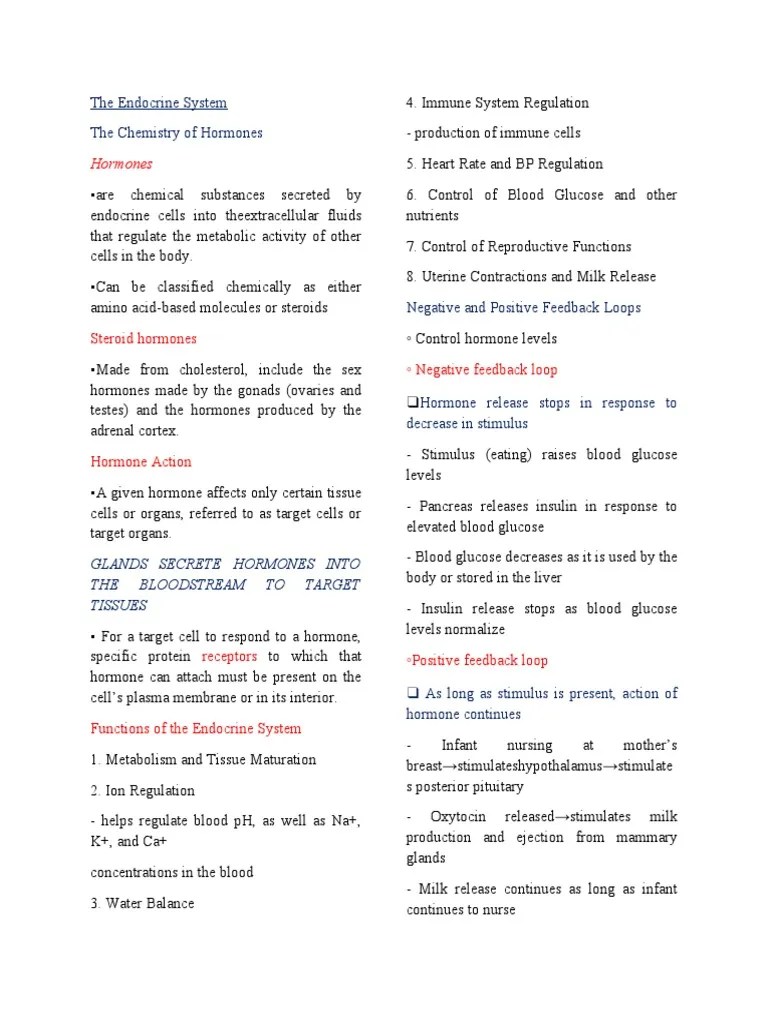 Anatomy 4 Note 1 Pdf Endocrine System Glands - Full HD Landscape Wallpapers for Desktop