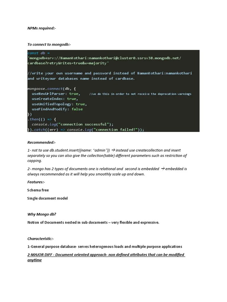 Mongodb Pdf Mongo Db Operating System Technology - Incredible Minimal Image - Ultra HD