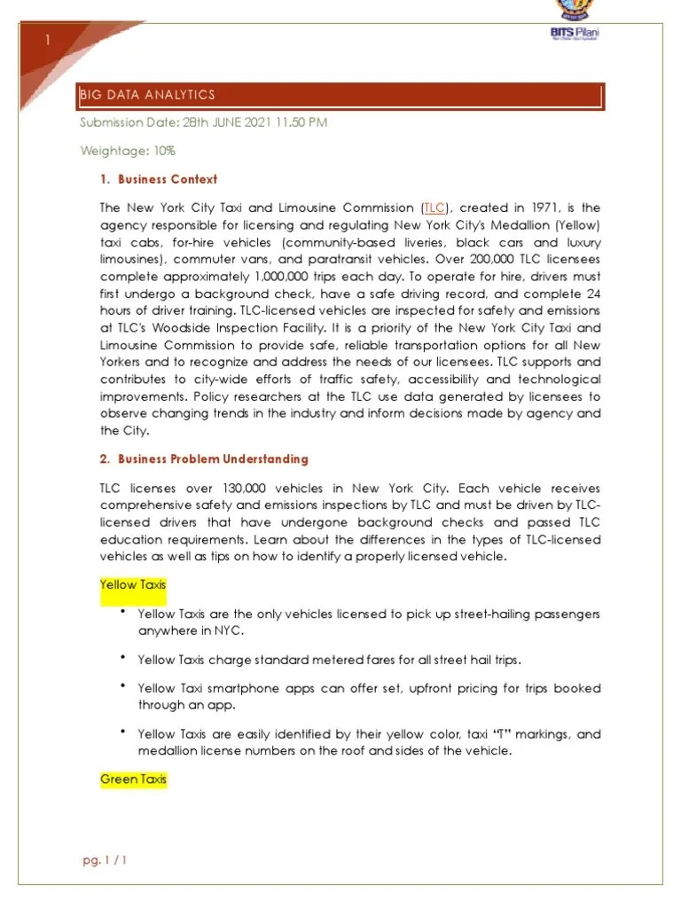 2021 NS BDA Assign1 | PDF | Transport | Vehicles