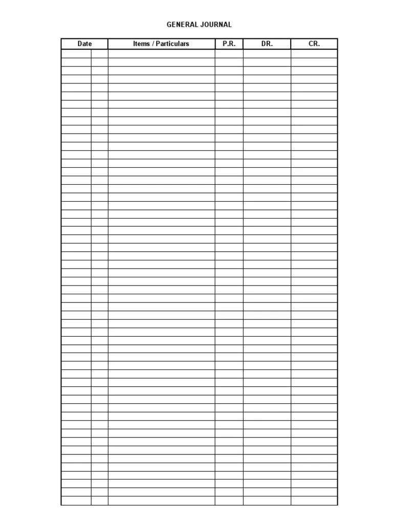 General Journal And General Ledger | PDF | Debits And Credits | Accounting