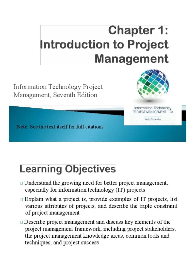 1 Introduction To Project Management | PDF | Project Management | Business