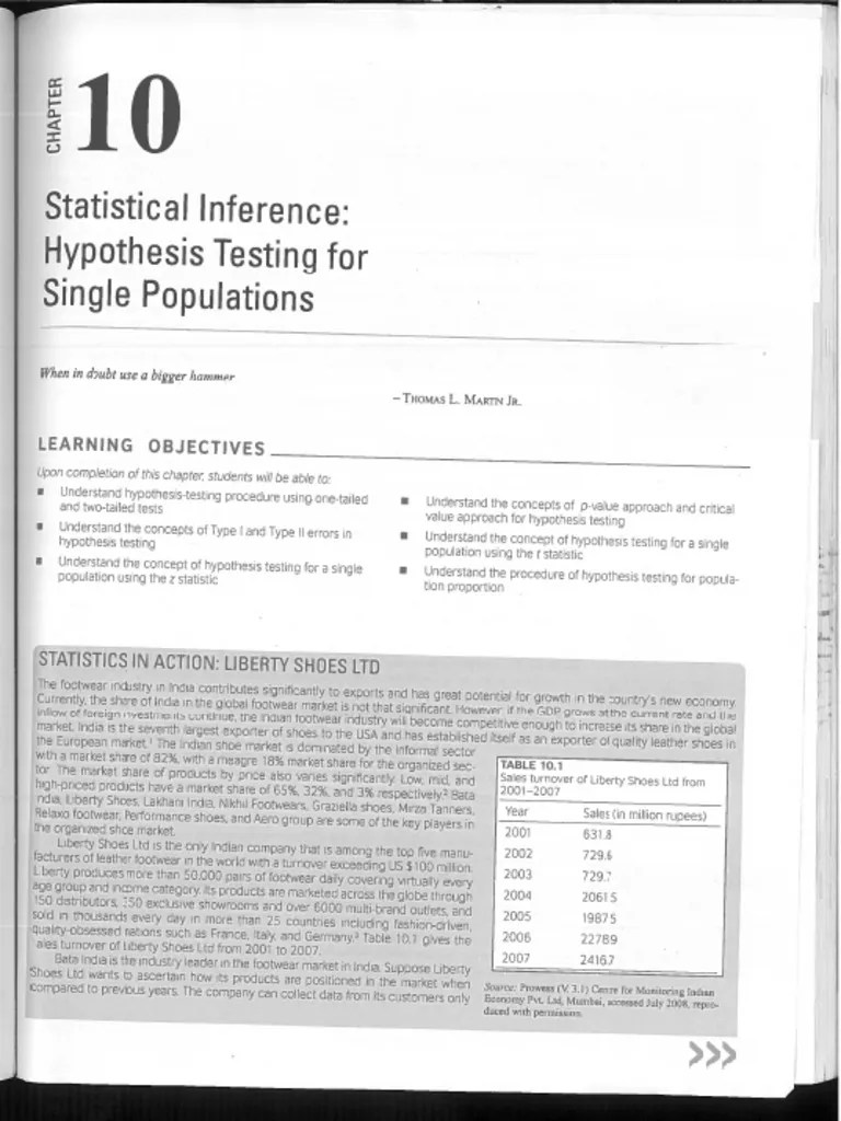 10-Hypothesis Testing-Full | PDF
