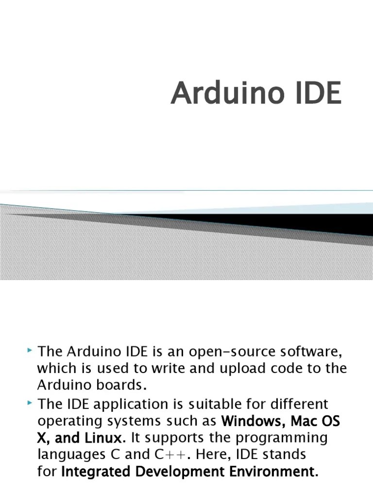 Arduino IDE | PDF