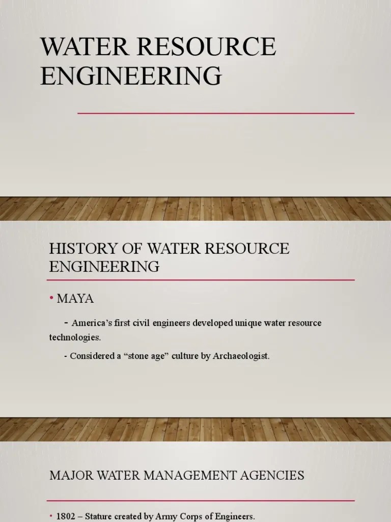 Water Resource Engineering | PDF | Hydrology | Engineering