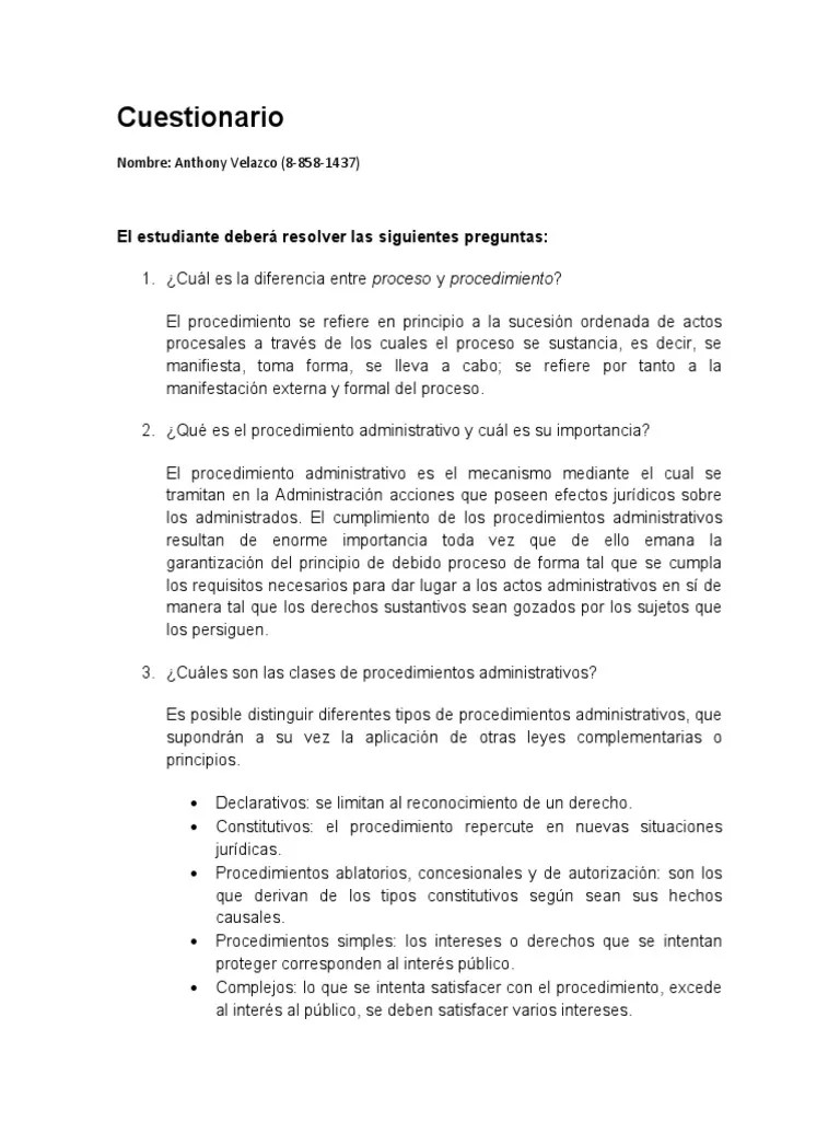 Tarea 3 DERECHO ADMINISTRATIVO | PDF | Debido Al Proceso | Justicia