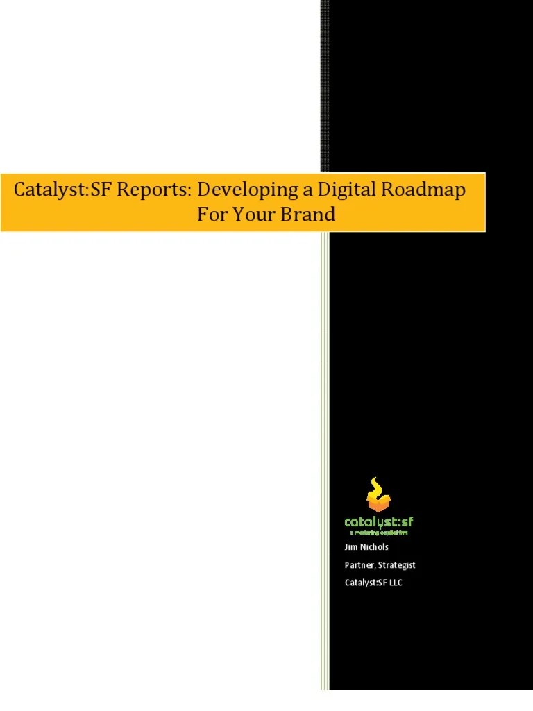 Developing A Digital Roadmap For Your Brand | Download Free PDF ...