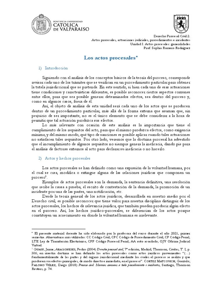 Apuntes Derecho Procesal Civil II | PDF | Ley Procesal | Sentencia (ley)