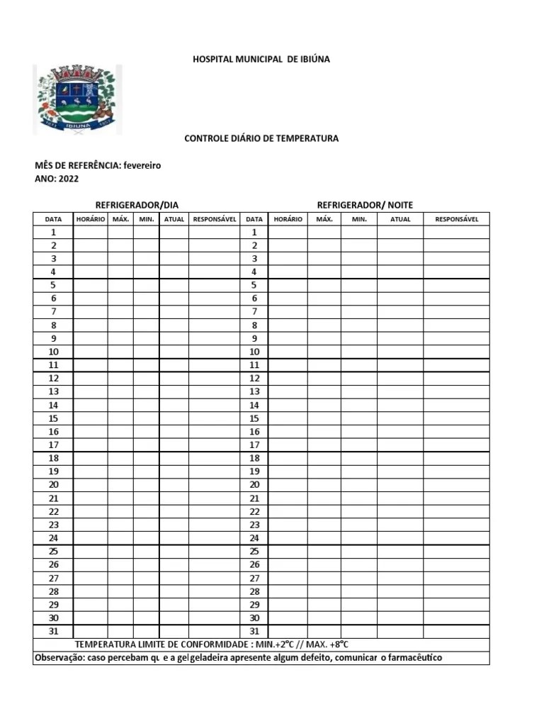 Controle De Temperatura Geladeira | PDF