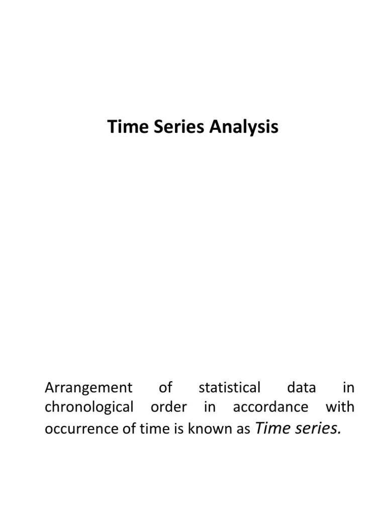 Time Series | PDF | Seasonality | Time Series
