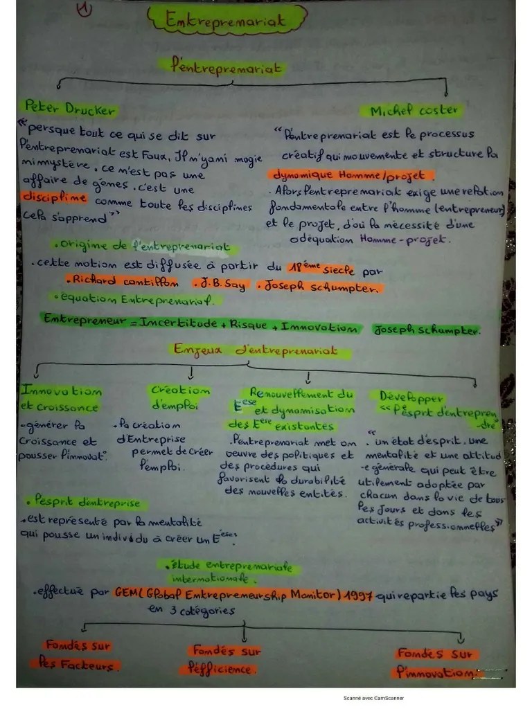 Résume Entreprenariat Ayoub El Abassi . | PDF