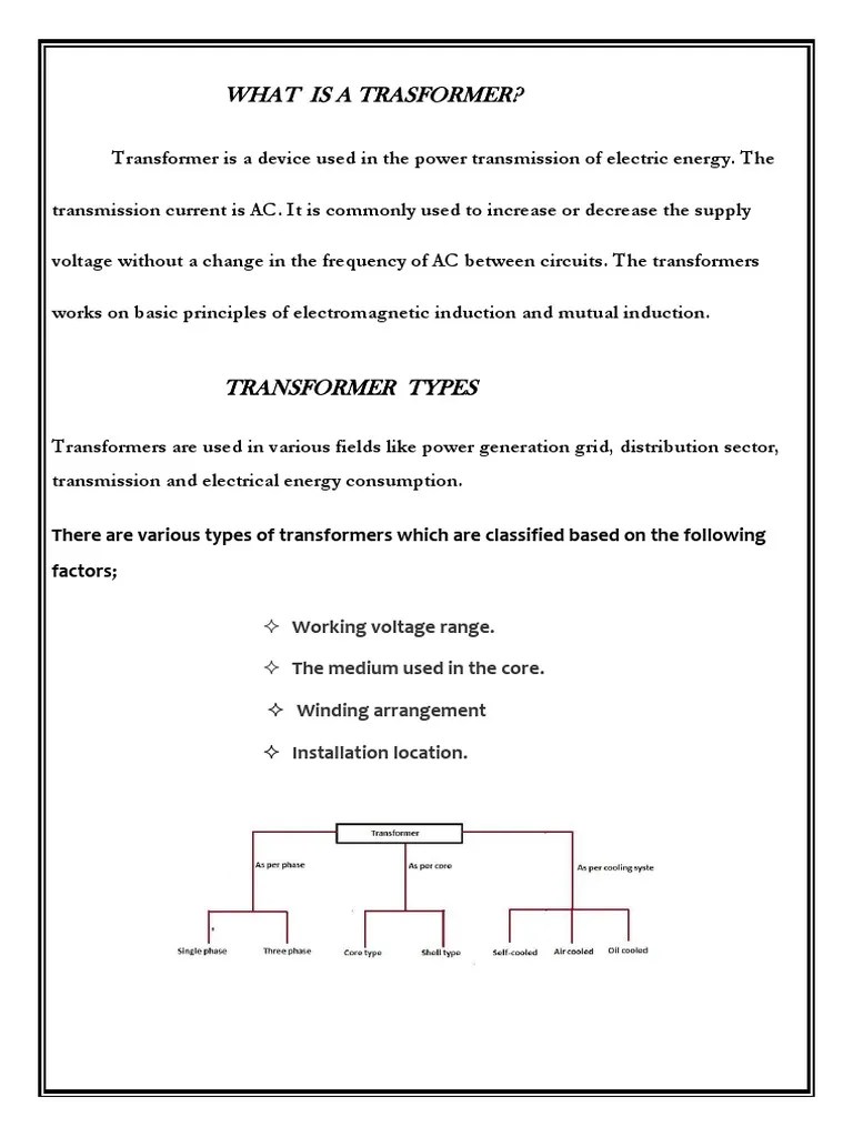 Physics Transformer Project Calss XLL | PDF | Transformer ...