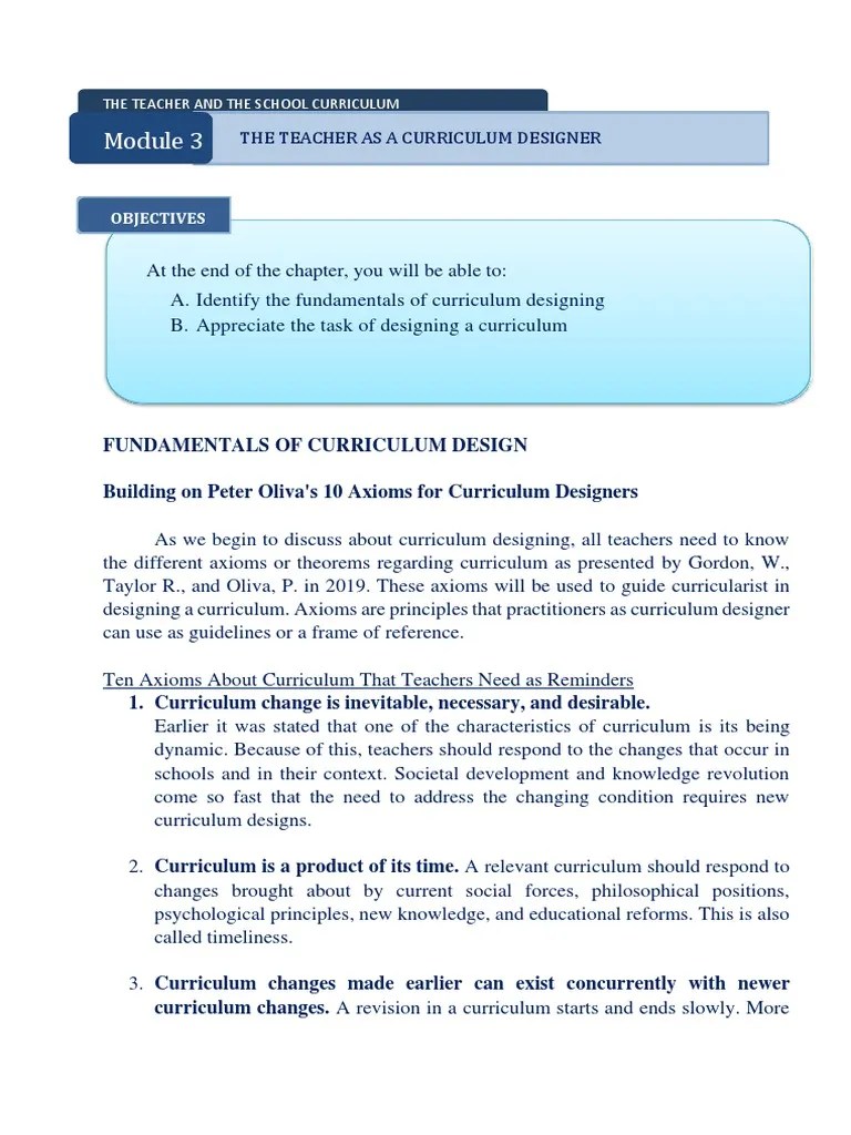 Module 3 | PDF | Educational Assessment | Curriculum