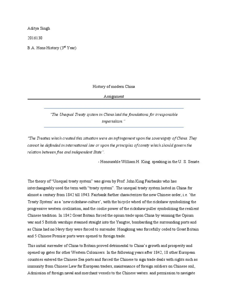 History Of Modern China | PDF | Imperialism | China