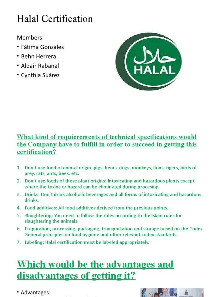 Halal Certification | PDF