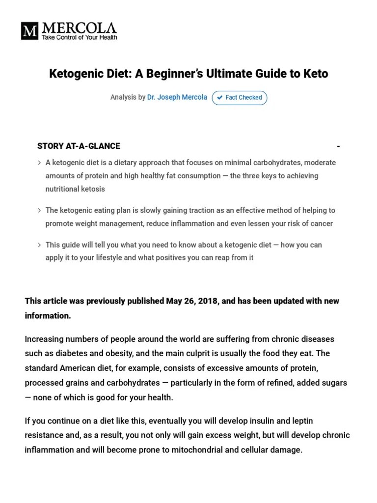 Ketogenic Diet PDF | PDF | Dieting | Low Carbohydrate Diet