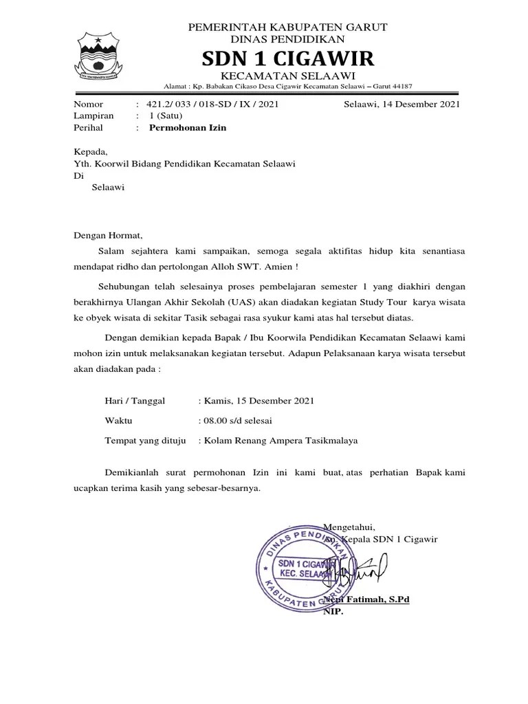 Surat Izin Wisata | PDF