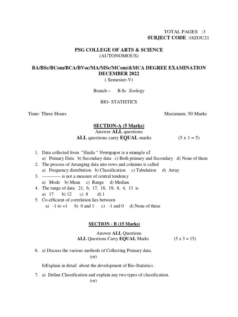 Bio Statistics | PDF | Price Indices | Median
