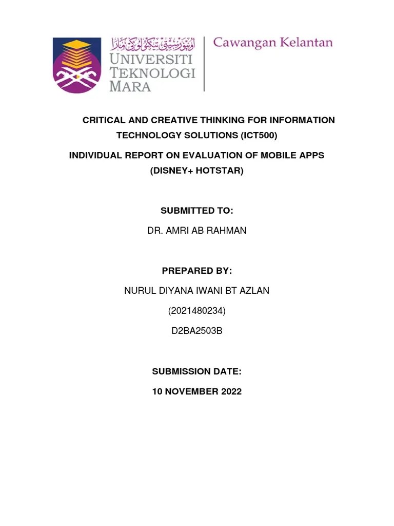 Ict500 Assignment 1 | PDF | Application Software | Television