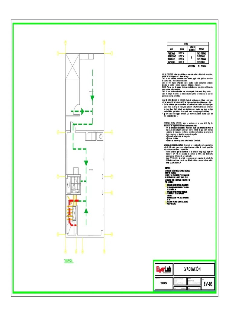 Plano De Evacuacion 3 | PDF