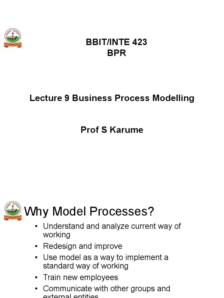 Lecture 9 Business Process Modelling | PDF | Unified Modeling Language ...