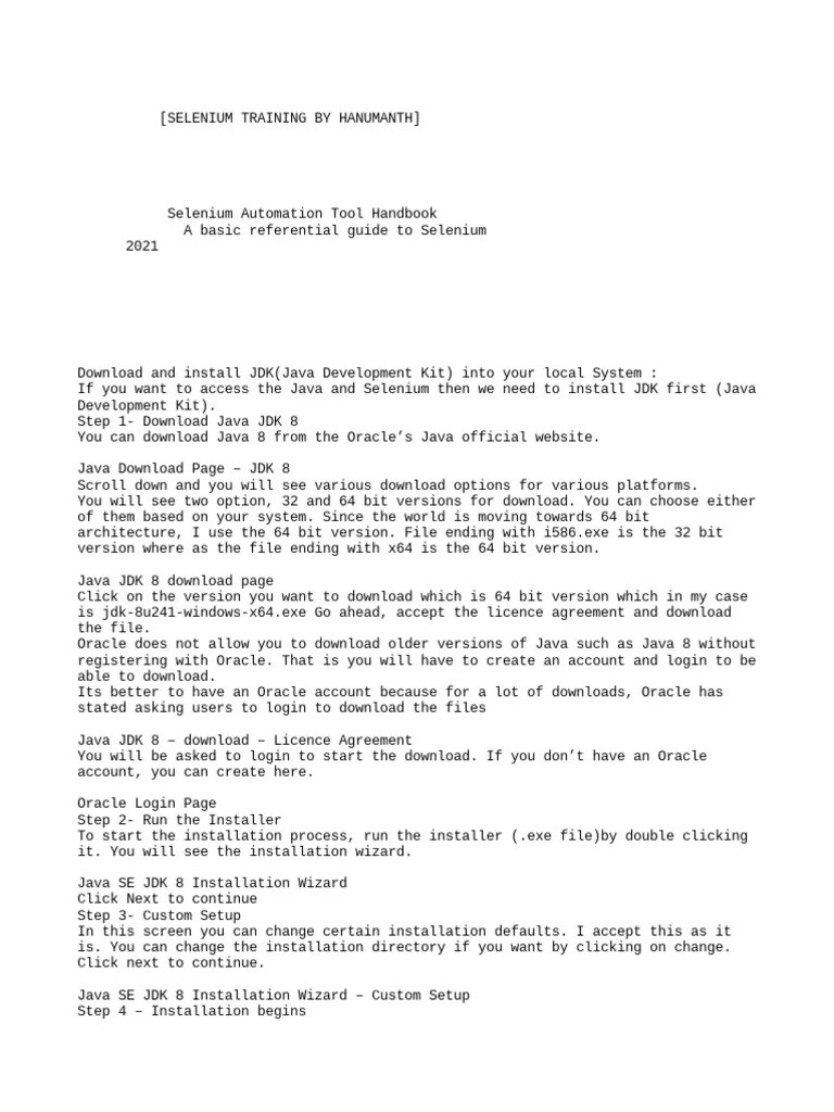 Learning Selenium With Java Pdf Java Programming Language Data Type - Minimal Patterns - Perfect 4K Collection