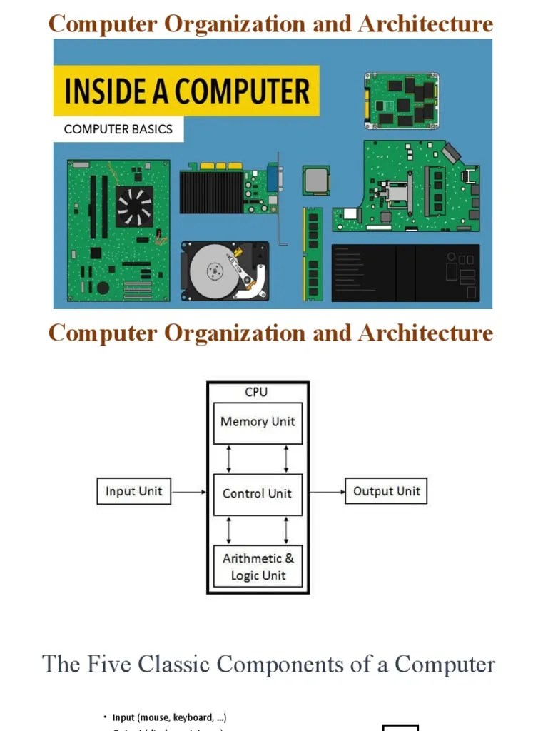 COA-Unit 1 Introduction | Download Free PDF | Central Processing Unit ...