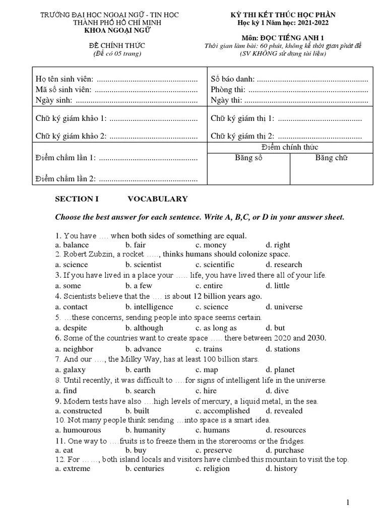 Reading Test | PDF | Unidentified Flying Object | Earthquakes