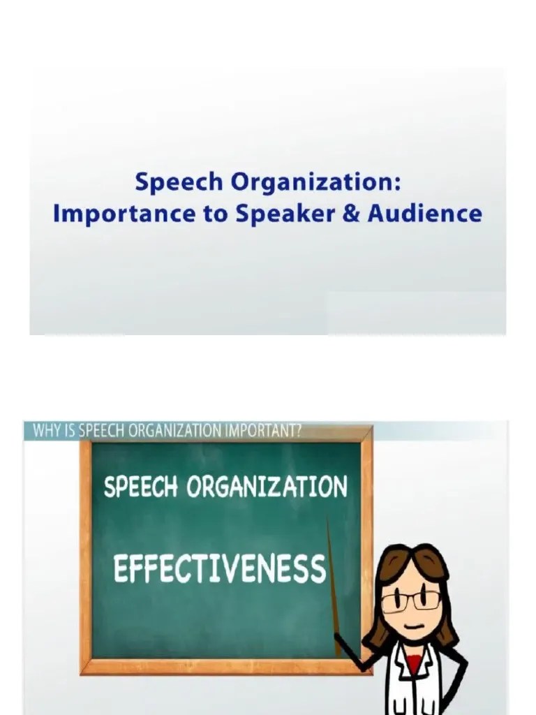 How To Organize A Speech Effectively | PDF